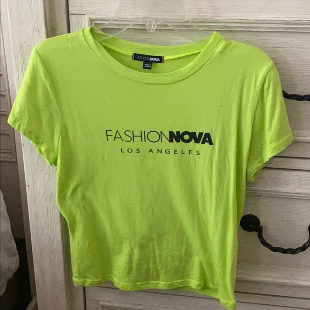 Bright green Crop Top